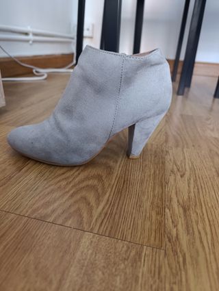 Botines grises tacón Krack - número 36