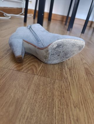 Botines grises tacón Krack - número 36