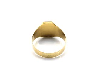 E1805179-163 Anillo Sello Oro 18k