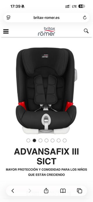 Britax Römer Advansafix III SIC ISOFIX silla coche
