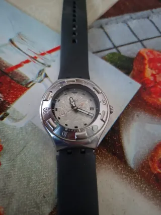 Orologio Swatch Argento e Nero