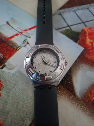 Orologio Swatch Argento e Nero