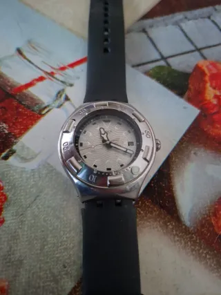 Orologio Swatch Argento e Nero