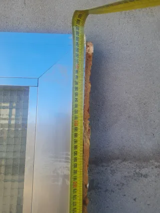 Puerta de aluminio con cristal