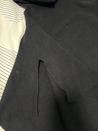 Jersey cuello alto negro Stradivarius