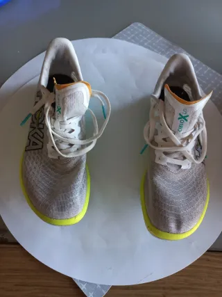 Hoka Zapatillas Clavos Pista Verde Amarillo