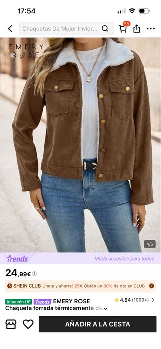 Chaqueta forrada térmicamente EMERY ROSE