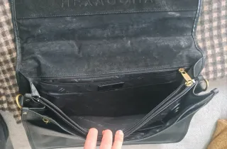 Maletín Hexagona Piel Negro