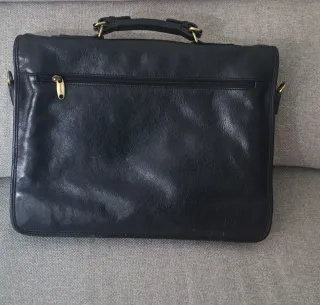 Maletín Hexagona Piel Negro