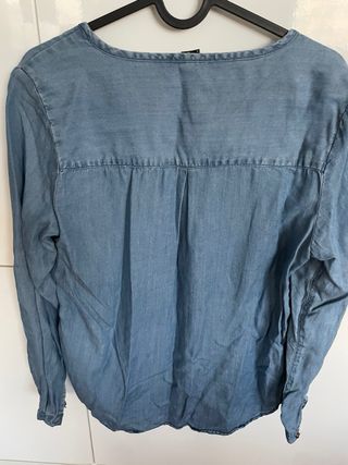 Camisa vaquera manga larga