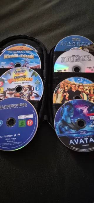 Pack Películas DVD: Avatar, Iron Man 2, etc.