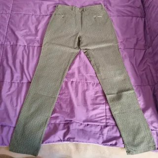 Pantalón Massimo Dutti 98% algodón vestir talla 40