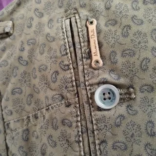 Pantalón Massimo Dutti 98% algodón vestir talla 40