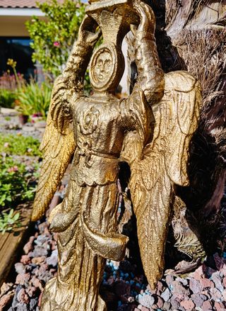 SAN MIGUEL DE ARALAR FIGURA DE BRONCE