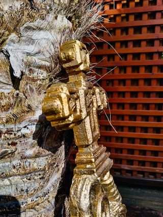 SAN MIGUEL DE ARALAR FIGURA DE BRONCE