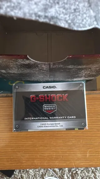 Reloj Casio G-Shock Caballero Negro/Amarillo