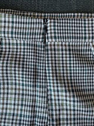 Falda de cuadros verde y multicolor