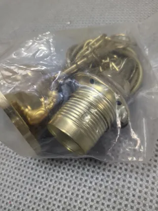 Montatura lampadario completa oro