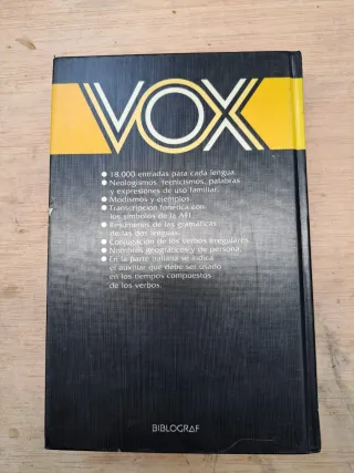 Diccionario italiano a español.