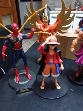Lotto Action Figures - Spiderman, Joker, Dragon Ba