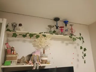 Mueble de salón blanco