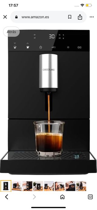 Cafetera Cecotec Negra