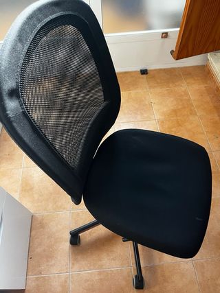 Silla de oficina Ikea negra