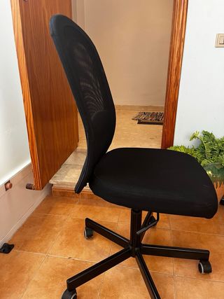 Silla de oficina Ikea negra