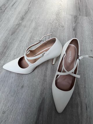 Zapatos de novia blancos Talla 39