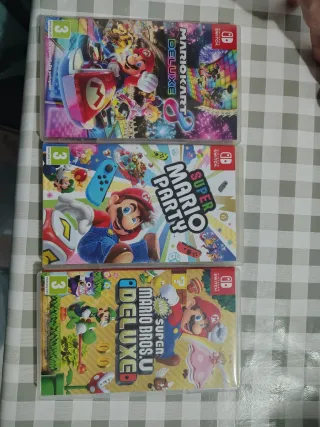 Cajas de juegos Nintendo Switch Mario