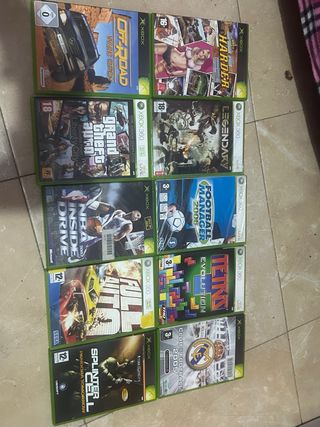 Lote 10 Juegos Xbox y Xbox 360