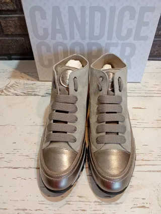 Candice Cooper Scarpe Donna Tg.41 Beige/Oro