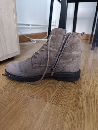 Botines camel - número 35