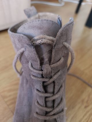 Botines camel - número 35