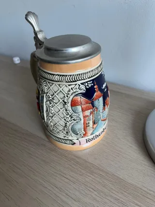 Jarra cerveza alemana vintage Rothenburg