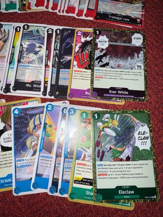 Lote 100 Cartas One Piece OP14 EB04 Sin Repetir