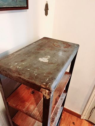 Vitrina farmacia estilo industrial