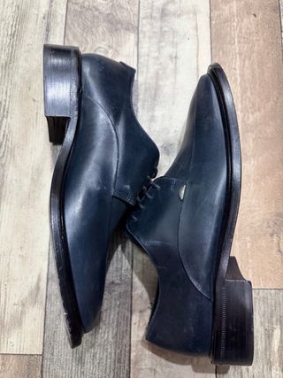 Scarpe eleganti blu uomo