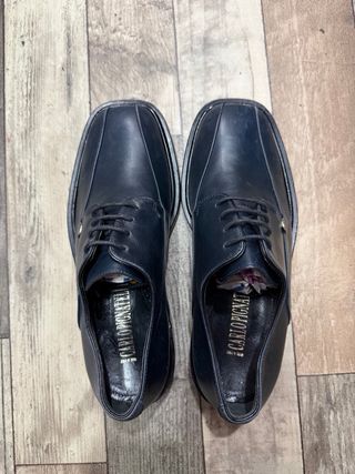 Scarpe eleganti blu uomo