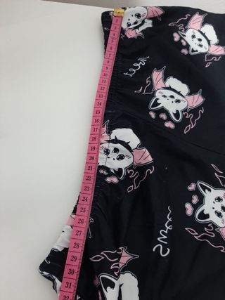 Pantalón pijama corto murciélagos kawaii