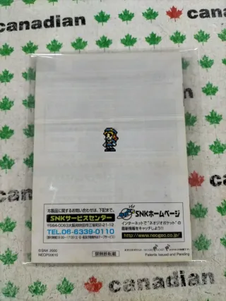 Metal Slug 2nd Mission Neo Geo Pocket