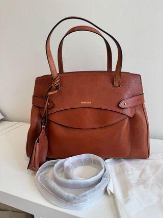 Bolso Hidesins Lullaby M Nargilux Cognac