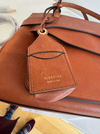 Bolso Hidesins Lullaby M Nargilux Cognac