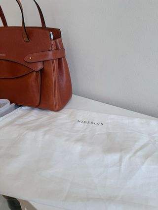 Bolso Hidesins Lullaby M Nargilux Cognac