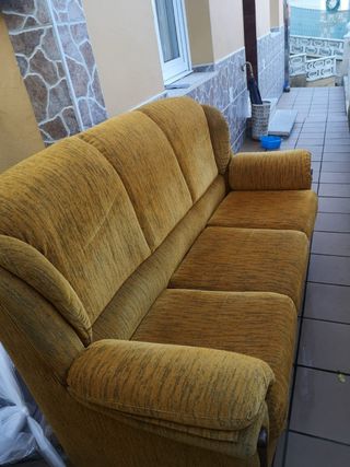 Sofá de 3 plazas tela