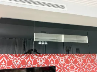 Mueble de salón moderno negro