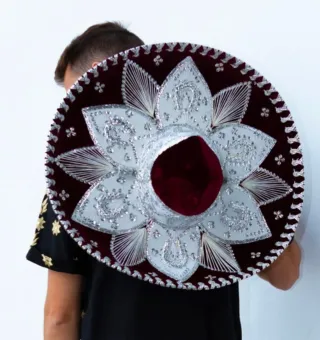 Sombrero Charro Bordado a Mano hace 25 años