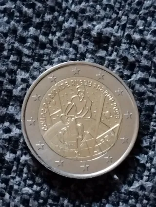 Moneda 2 euros Rugby Francia 2007