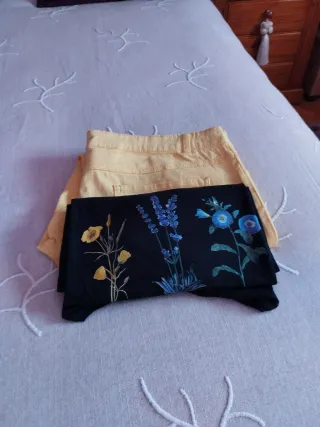 Conjunto pantalón y camiseta algodón verano