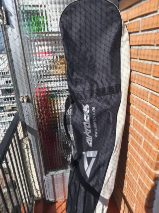 Snowboard Airtracks con fijaciones y bolsa